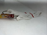 New Tough 1 White Red Western Mohair Cord Girth 46” #59-1246 BB-21