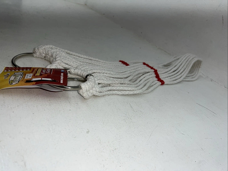 New Tough 1 White Red Western Mohair Cord Girth 46” #59-1246 BB-21