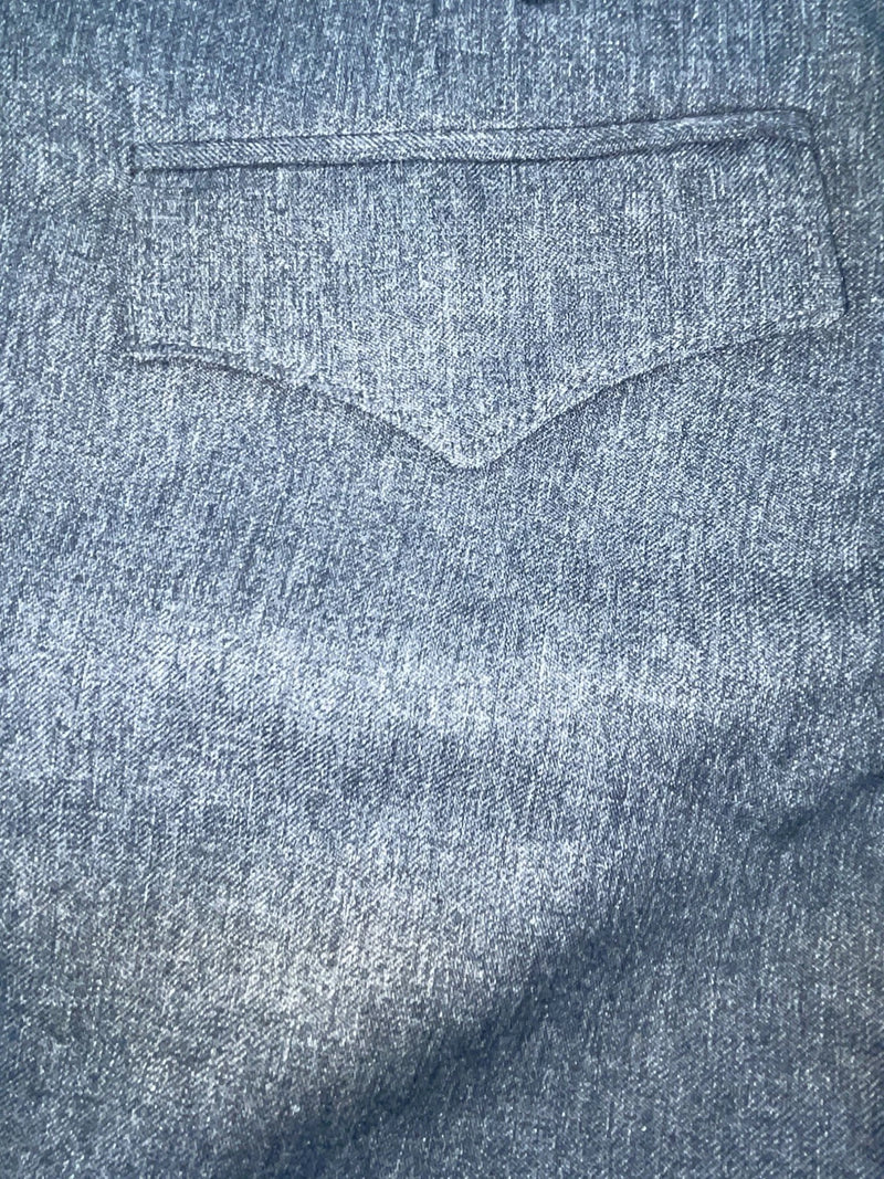 New Vintage Blue Circle S Polyester Pants #CP4776 SS-31