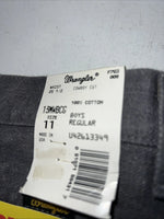 New Boys Grey Wrangler Cowboy Cut Pro Rodeo Denim Jeans. 11/25 1/2 C-6