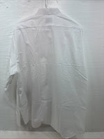 New Classix White Long Sleeve Button Up English Shirt 18-18.5 2XL X-90