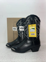 New Kids Black Smoky Mountain Cowboy Boots. 1032 B C 13.5 13 1/2. 23-59