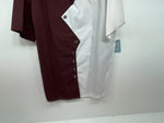 New Women’s Red White Cowboy Threads Short Sleeve Button Up Shirt M #550 3B-46