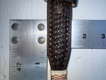 New Brown Genuine Leather Nocona Tooled And Pendent 24” Belt #N4414202 NN-76