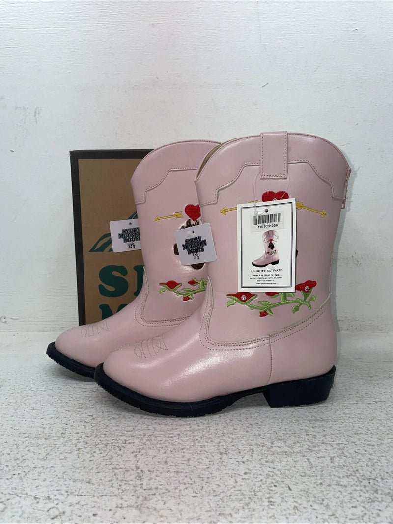 New Kids Pink Smoky Mountain Cowboy Boots. 1162 13.5 13 1/2. 23-61