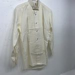 New Men’s Classix Cream Long Sleeve Pearl Snap Small 30/31 B-49