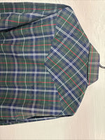 New Men’s ELY Plains Green Multicolor Plaid Long Sleeve Pearl Snap Medium M-45
