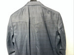 New Men’s Circle S Blue Plaid Suit Jacket 48R #25832 X-607