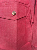 New Kids ELY Classic Pink Long Sleeve Button Up Medium DD-78