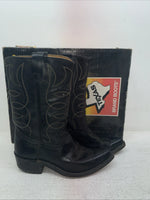 New Men’s Black Texas Brand Cowboy Boots. 6900 8 E. 3-147