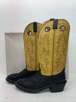 New Men’s Yellow American West Cowboy Boots. 62023 10 D. 6-93