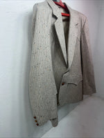 New Mens Pioneer Wear Tan Suit Jacket 42 #498 T-606
