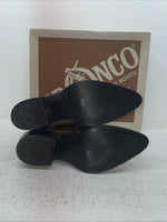 New Youth Brown Texas Brand Cowboy Boots. B 103 5 D. 2-121