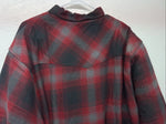 New Men’s ELY Cattleman Red Plaid Wool Jacket XL JJ-600