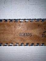 New Gray Genuine Leather Kentucky Orange Tooled 30” Belt #82005 JJ-166