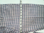 New Vintage Blue And Red Lined Dickson Jenkins Polyester Pants #723 3A-124
