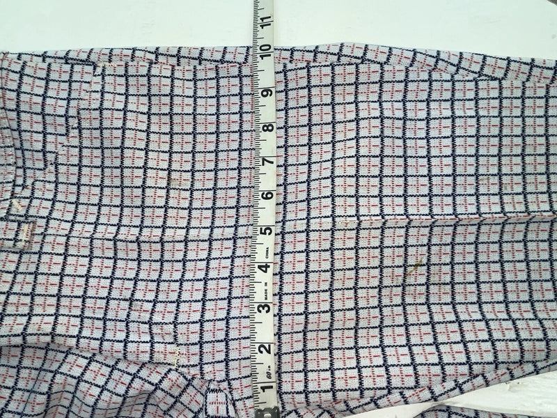 New Vintage Blue And Red Lined Dickson Jenkins Polyester Pants #723 3A-124