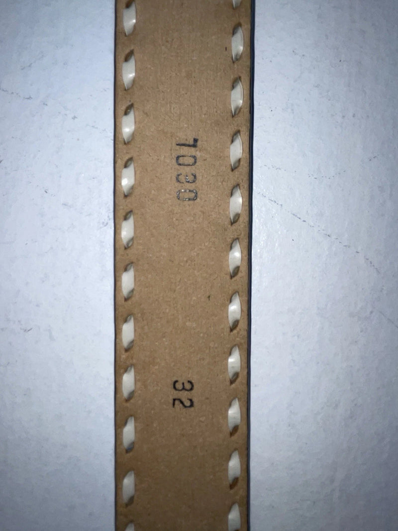 New Blue Genuine Leather Weaved 32” Belt #7030 Z-46