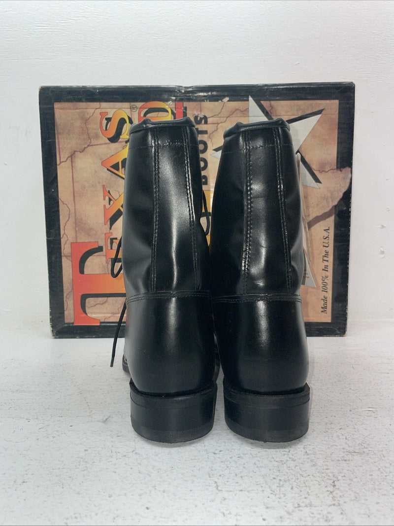 New Men’s Black Texas Brand Cowboy Boots. 8850 9.5 9 1/2 E E. 5-39