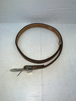 New Brown Genuine Leather Tooled 26” Belt #102 NN-63 
