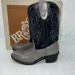 New Children’s Gray And Navy Bronco Cowboy Boots. 11.5 11 1/2 D. 24-100
