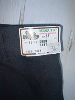 New Vintage Black Mesquite Polyester Pants #5511 XX-5