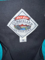 New Women’s Black Blue Cumberland Outfitters Sleeveless Button Up Shirt M 3B-43