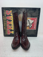 New Men’s Red Texas Brand Cowboy Boots. 43 4.5 4 1/2 M. 2-168
