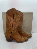 New Men’s Brown Texas Imperial Cowboy Boots. M 134 7.5 7 1/2 D. 1-83