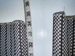 New Vintage Black And White Checkered Panhandle Slim Polyester Pants #8042 SS-71
