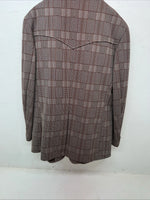 New Men’s Tanbark Brown Suit Jacket 46R HH-609