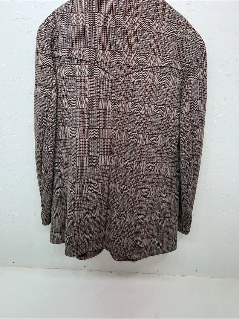 New Men’s Tanbark Brown Suit Jacket 46R HH-609