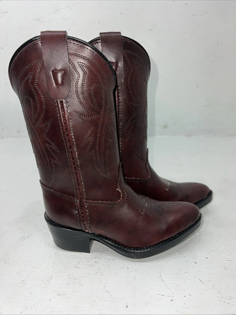 New Children’s Brown Texas Cowboy Boots. 9 D 24-40