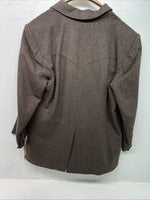 New Men’s Pioneer Wear Brown Suit Jacket 48 #12580 T-608