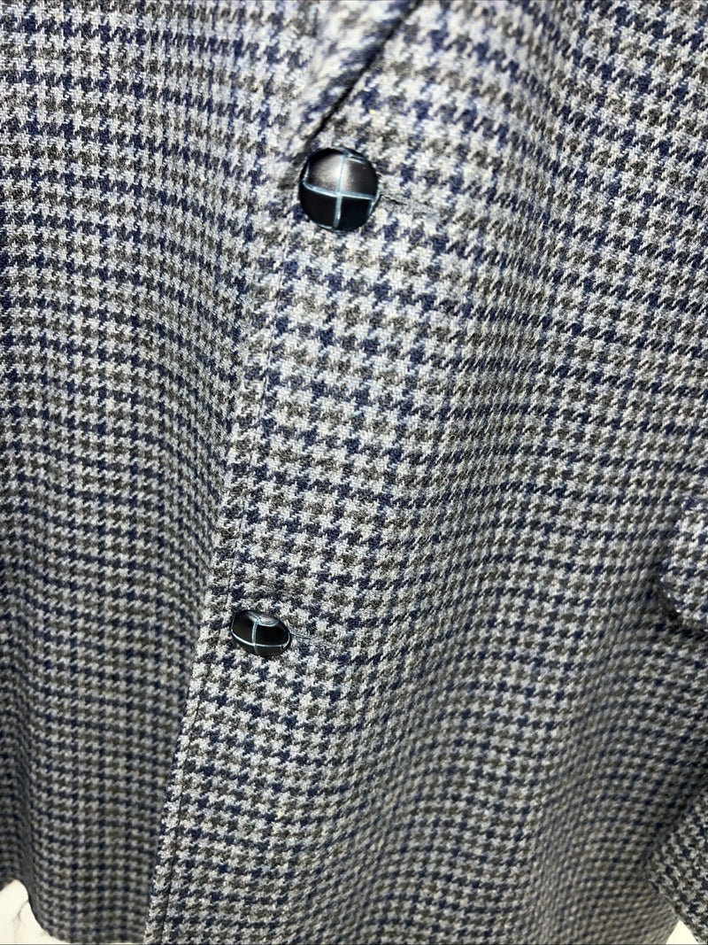 New Men’s Pioneer Wear Blue Plaid Suit Jacket 48L #12504 AA-600
