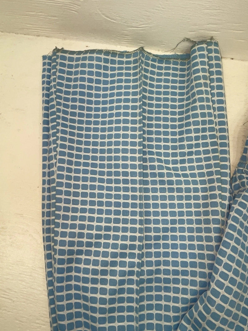 New Vintage Blue Checkered Lee Polyester Pants #2652644 VV-91