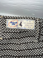 New Vintage Panhandle Slim Brown White Checkered Pants #8042 NN-148