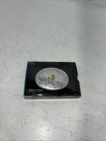 New Women’s Nocona Good Silver “J” Belt Buckle With Good Rim. A-115