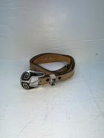 New Brown Genuine Leather Nocona Animal Pendent 32” Belt #606 JJ-16
