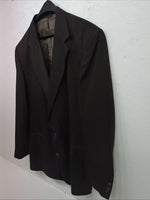 New Men’s Circle S Brown Suit Jacket 48L #1929 S-608