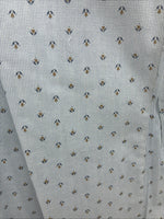 New Men’s Dickson Jenkins Blue Floral Short Sleeve Pearl Snap 14.5 Small V-62