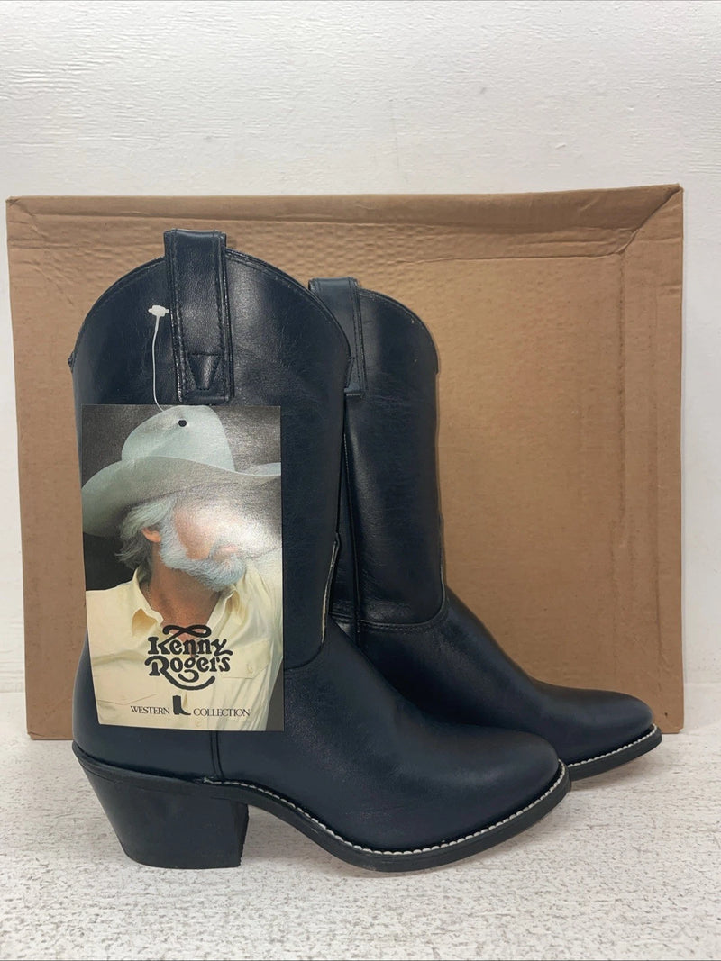 New Youth Navy Kenny Roger’s Cowboy Boots. 40507 5 M. 2-114