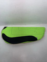 New ABetta Neon Green Nylon Wool Saddle Pad 30x30 #13201 Pad-4