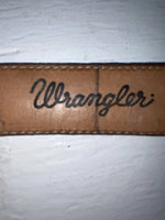 New Brown Genuine Leather Wrangler 28” Belt #4820 JJ-106
