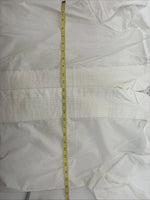 New Formal Matt White Long Sleeve Button Up English Shirt XL TT-41
