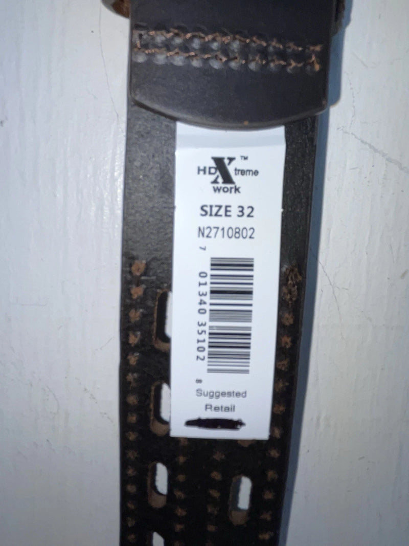New Brown Genuine Leather HD Xtreme 32” Belt #N2710802 JJ-29