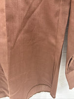 New Men’s H Bar C Brown Long Sleeve Square First Pearl Snap Medium M-60
