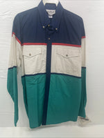 New Men’s San Angelo Multiple Color Long Sleeve Button Up Medium B-107