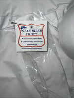 New Women’s White Star Rider Traditional Riding Tank Top. 18 #11448 A-139