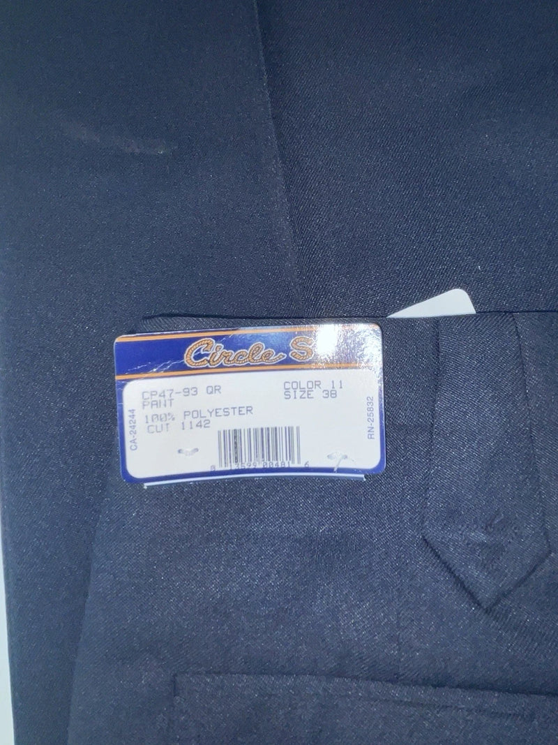 New Vintage Blue Circle S Polyester Pants #CP4793 XX-111